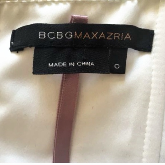 BCBGMaxAzria Strapless Floral Print Silk Dress w/ Bubble Hem - Picture 5 of 5